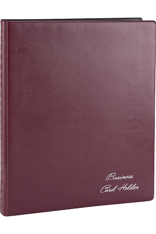 Kartvizit Albümü 8 Sıralı 320 Kartlık 23x26,5 Cm