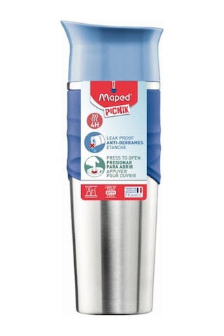 Maped Picnik 320ml Mavi Çelik Termoslu Matara 871903