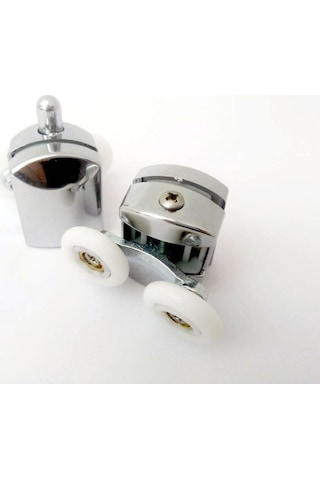 Sürgülü Duşakabin Tekerleği Rulman Set - 8 Parça Krom