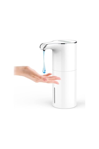Xiaaokeji Elektrikli Sıvı Sabunluk Su Geçirmez Ayarlanabilir Hacim 450ml Beyaz