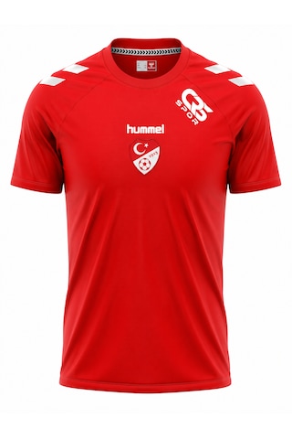 Hummel 2026-27 Tff Hakem Antrenman T-shırt Pamuklu Kırmızı