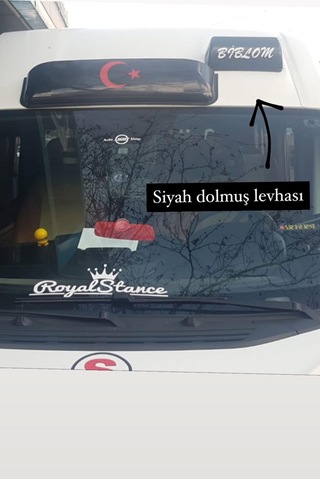 Siyah Taksi Dolmuş Münibüs Mıtnatıslı Levha Kırılmaz Ürün