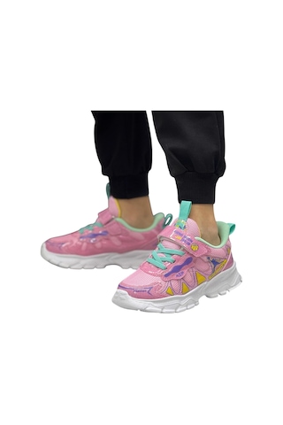 Fıero Mıen Kız Çocuk Okul Pembe Günlük Spor Sneaker Ayakkabı Pembe Pembe