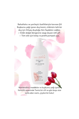 Byphasse Caresse Kuş Burnu Yağlı Duş Kremi 1 L