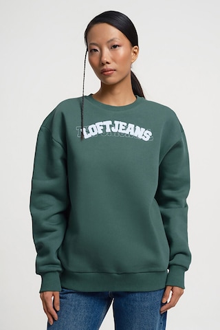 Kadın Sweatshirt Lf2033807 Yeşil