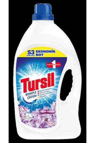 Tursil Sıvı Çamaşır Deterjanı Leylak Bahçesi 2 x 3440 ML106 Yıkama)