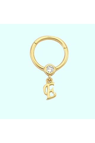 Altın Halka Harf Piercing 14 Ayar Harfler Mevcut