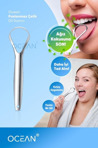 Misyul Paslanmaz Çelik Dil Sıyırıcı Temizleyici Ebay-114