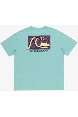 Quiksilver Take Us Back Bubble Erkek Tişört Eqyzt07652-18614 Mavi