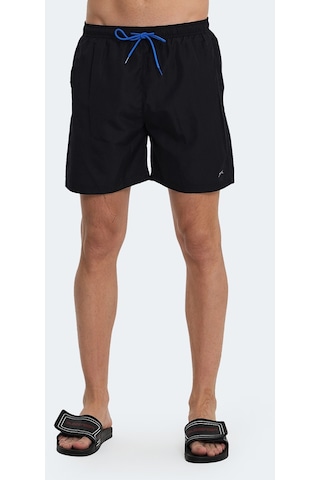 Slazenger RENO Erkek Cepli Deniz Şortu Siyah Mayo