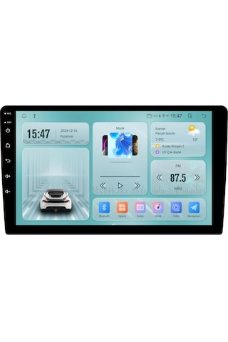 Newfron Nf-z901 Android Ekran Multimedya 9" 4+32gb 4 Çekirdek Android 13 9"