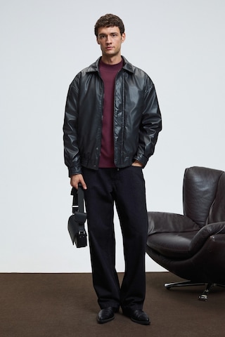 Grımelange QUILLA Erkek Yarım Balıkçı Basic Bordo Sweatshirt