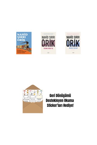 Seyahat Ve Seyahat Edebiyatı Üzerine Yazılar + Tersine Giden Yol + Ankara Yazıları + Okuma Sticker'ları