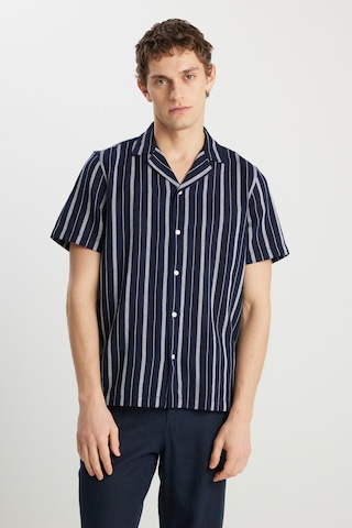 Wrangler Pamuk Relaxed Fit Geniş Kesim Lacivert Gömlek Çok Renkli