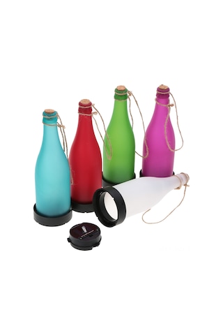 Dofolink 5 Adet Güneş Enerjili Işık Kontrollü Led Beyaz Fener, Otomatik Açma/kapama, Balkon Bahçe Dekorasyonu Askılı Lambalar Diğer