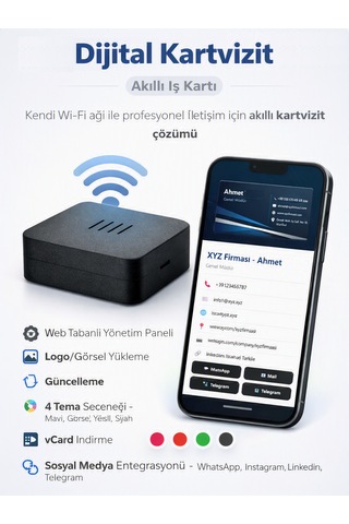 Dijital Kartvizit - Akıllı İş Kartı