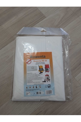 Rowenta Rb 50 Elektrikli Süpürge Sentetik Toz Torbası 10 Adet
