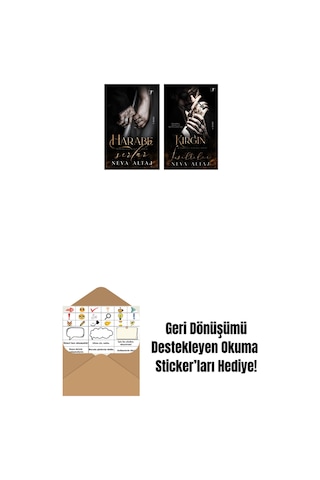 Harabe Sırlar + Kırgın Fısıltılar + Okuma Sticker'ları