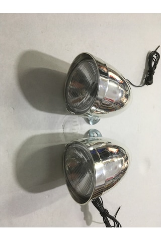 Pejo Mobylette Bisiklet Ampullü Model Ön Far Mini 2 Li Set Takım