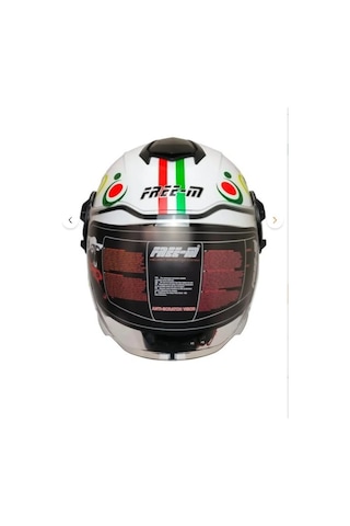Free-m Freem Fr-665 Yarım Kask Güneş Vizörlü Spring Women Çok Renkli