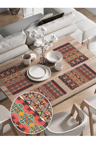 Joyarty "doğu Motifleri" Servislikler 30x46 Cm 135451373 Kahverengi