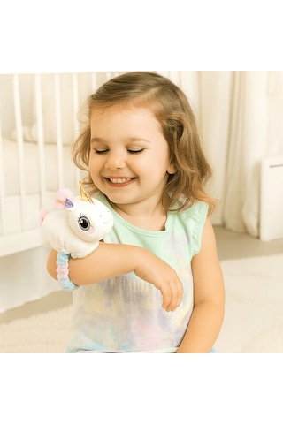 Mini Mini Peluş Bileklik Hayvancıklar - Unicorn Çok Renkli