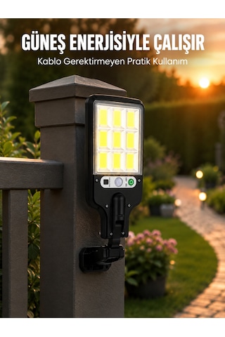 Dış Mekan Sensörlü Aydınlatma Modern Ve Kullanıcı Dostu Yeni Nesil Sarı