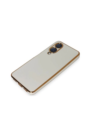 Cosmotex Newface Vivo Y17s Kılıf Volet Silikon - Beyaz