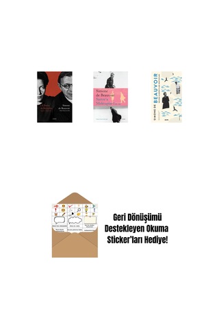 J. P. Sartre İle Söyleşiler + Sartre A Mektuplar 1: 1930-1939 + Müphemlik Ahlakı Üzerine - Pirus Ve Sineas + Okuma Sticker'ları