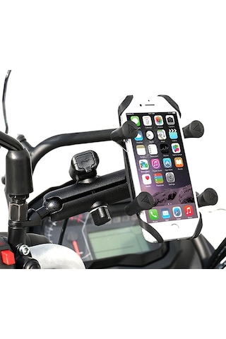 Motowolf Usb Şarj Soketli Ayna Bağlantılı Telefon Tutucu (548568346)