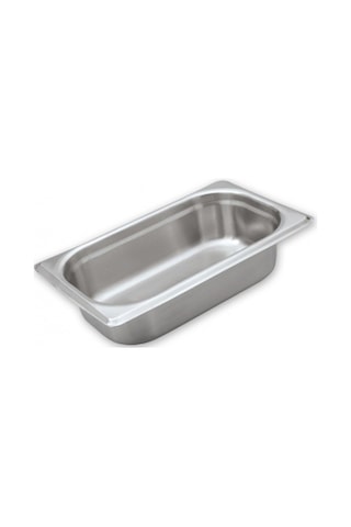 Gastronorm Küvet Paslanmaz Çelik Gn 1/3 - 65 Mm Gümüş