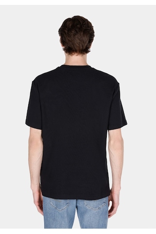 Colin's Colins Comfort Fit Yuvarlak Yaka Jakarlı Erkek Siyah Kısa Kol Tişört Cl1072852 Cl1072852 Q1.v1 Blk Siyah