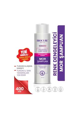 Biocure Turunculaşma Karşıtı Mor Şampuan 400 ML