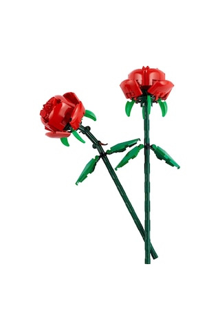 LEGO® Botanicals Gül 40460 – Yetiskinler için Uzunlugu Ayarlanabilen 2 Gül Içeren Dekoratif Çiçek Modeli Yapim Seti (120 Parça)