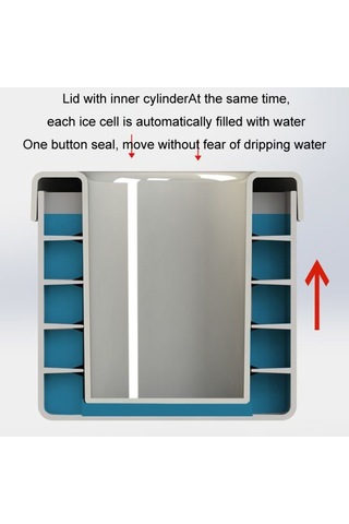 Silindirik Silikon Buz Küpü Fincan Buz Yapımı Kalıp Yellow Diğer