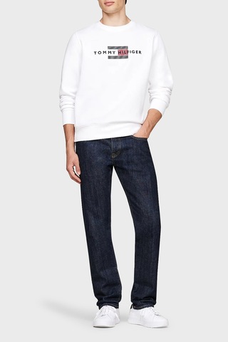 Tommy Hilfiger Erkek Sweat Mw0mw35541 Ybr Beyaz BEYAZ Beyaz