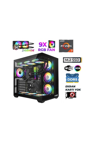 Xaser Raze X70 R7-7800X3D 16 GB 512 GB SSD Masaüstü Oyuncu Bilgisayarı