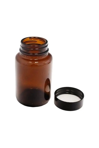 5drops Geniş Ağız Kapaklı Kavanoz - 100 Ml 157402039 Kahverengi