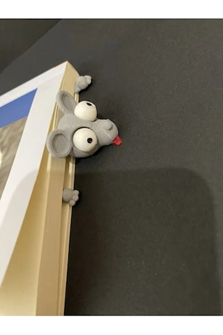 2 Adet Sıkışmış Fare Kitap Ayracı