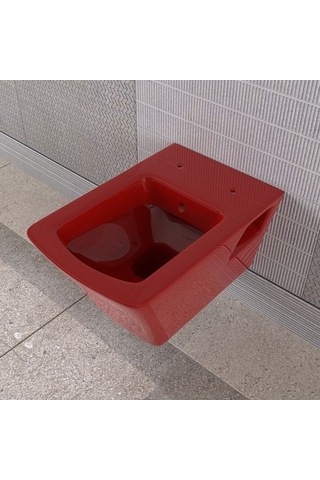 Lucco Loop 53 CM Asma Klozet Kırmızı