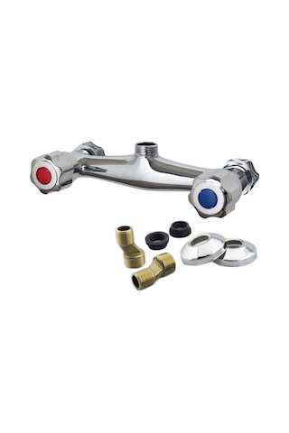 Cbtx Duvar İçi Çift Kontrol Sıcak Ve Soğuk Su Musluk Banyo Mikser Vanası Duş Bataryası, Özellikler: Köşeli Çok Renkli