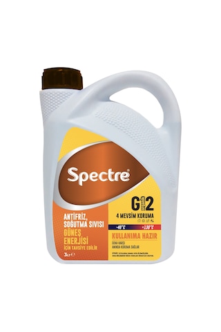 Spectre Güneş Enerjisi Antifrizi 3 Litre 1 Adet Güneş Enerjisi Antifrizi N11.28