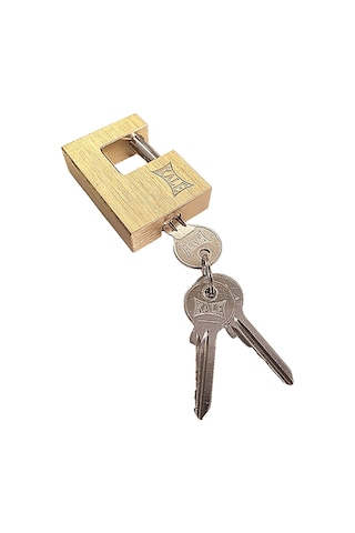 Kd001/50-260 Kale Yatay Asma Kilit Sarı 60mm 50-260