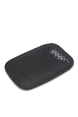 Tergan Floater Siyah Deri Unisex Kredi Kartlık 1662u9g Siyah