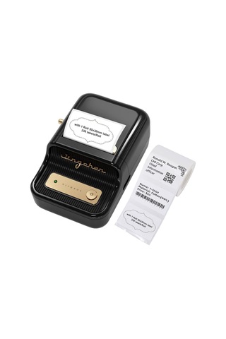Niimbot B21S Bluetooth Taşınabilir Termal Etiket Yazıcı Siyah