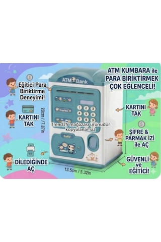 Toys Işıklı Tuşlu,sesli,parmakizi Görünümlü Paramatik