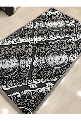 Kaşmir Halı Jade 121X200 Je Z009-02 Gri Siyah Halı !