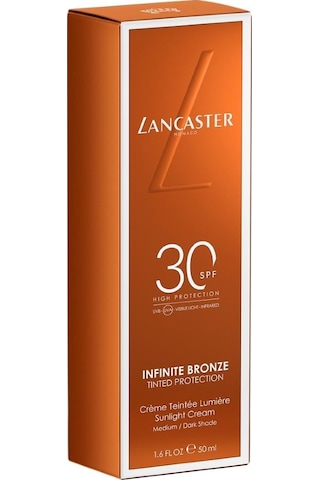 Lancaster Infinite Bronze Tinted Protection Sunlight Cream Spf30 Medium/dark Shade 50 Ml Renkli Güneş Koruyucu