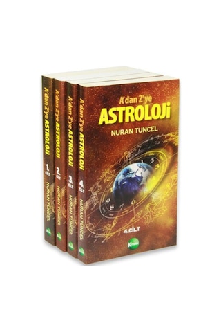 A Dan Z Ye Astroloji 1-2-3-4- 4 Cilt Takım / Nuran Tuncel