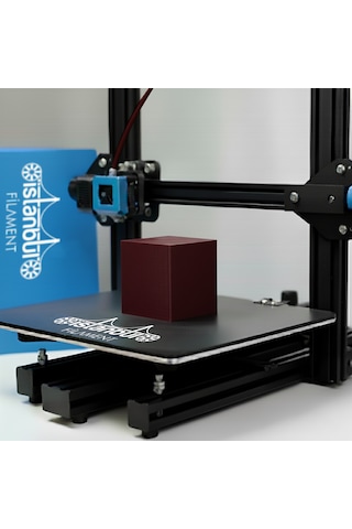 İstanbul Filament 3d Baskı Pla Filament Bordo 1 Kg Ø 1,75mm 0,05 Mm Bambu Lab Uyumlu 1.75mm